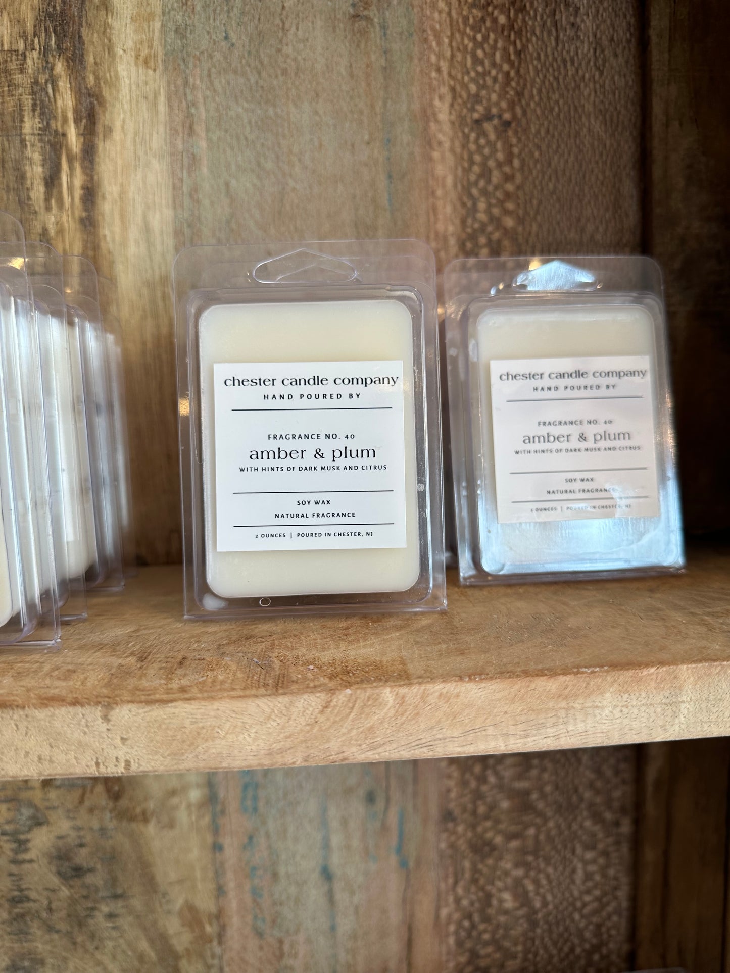 Amber and Plum Wax Melt
