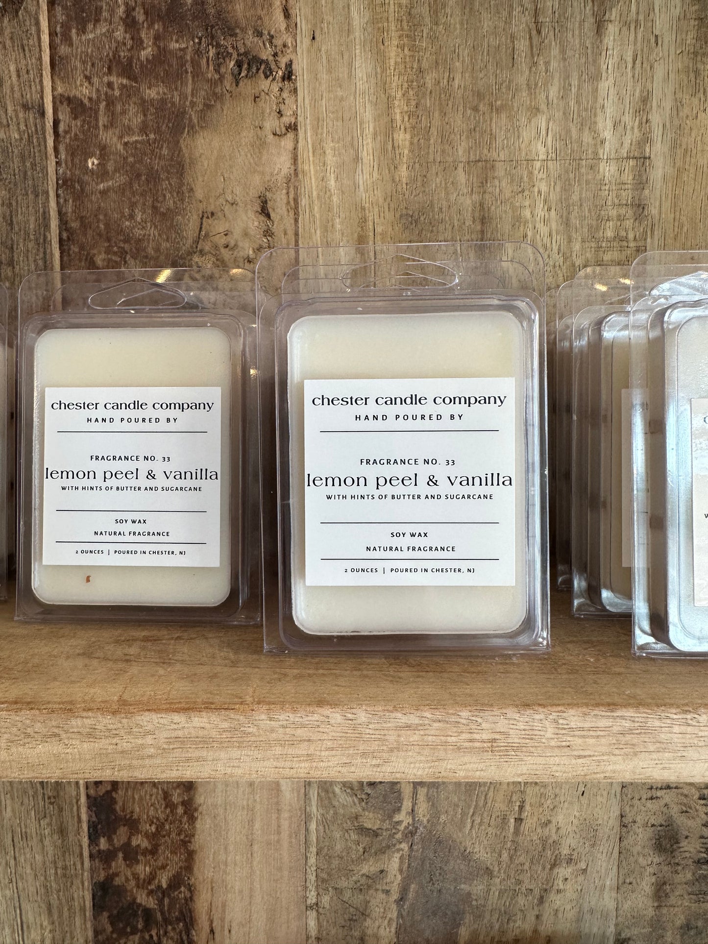 Lemon Peel and Vanilla Wax Melt