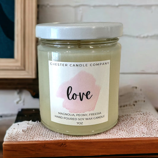 Love Card Candle