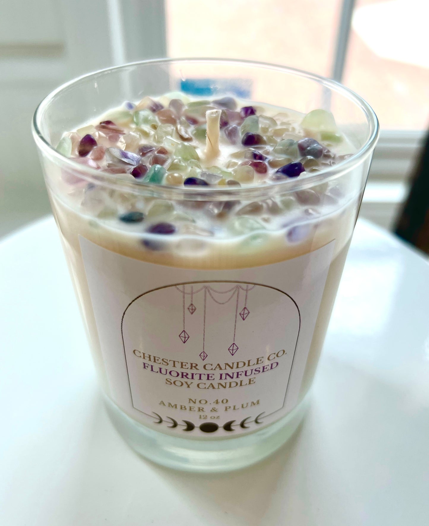 Fluorite Infused Candle