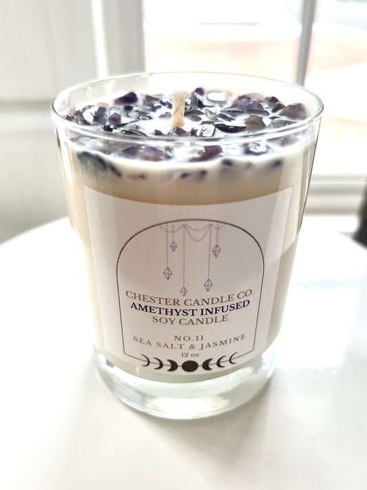 Amethyst Infused Candle