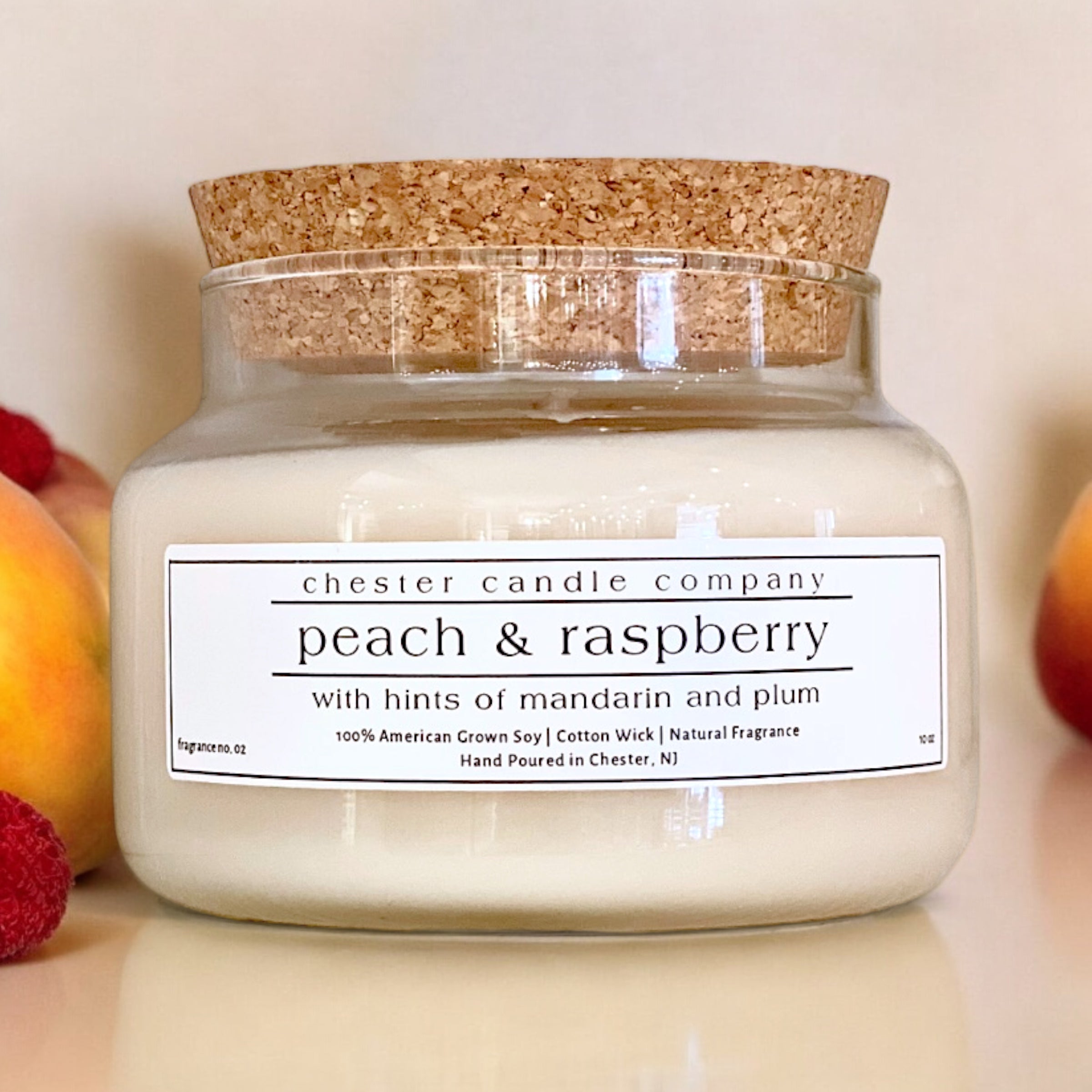 No. 2 Peach & Raspberry – Chester Candle Company