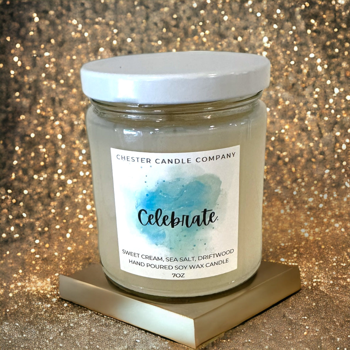 Celebrate Card Candle